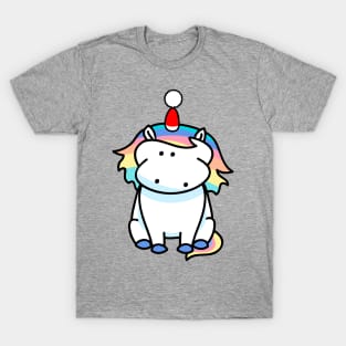 Unicorn with santa hat T-Shirt